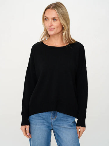 Angii Frayed Sweater