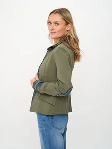 Clarissa Mixed Media Jacket (+)