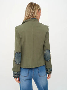 Clarissa Mixed Media Jacket (+)