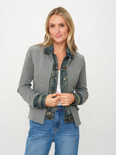 Load image into Gallery viewer, Clarissa Mixed Media Jacket (+)