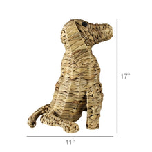 Load image into Gallery viewer, Woven Sitting Dog